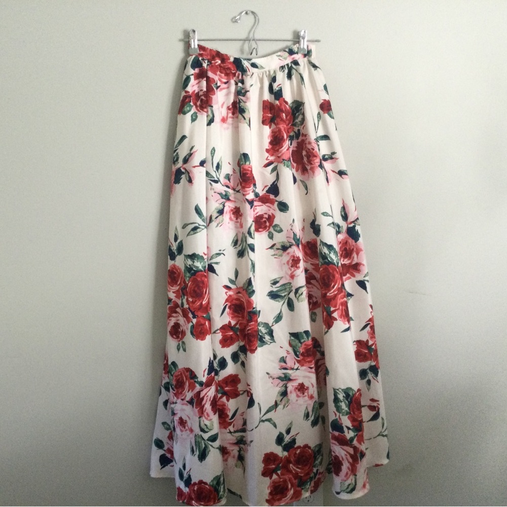 Floral Maxi Skirt